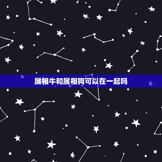 属相牛和属相狗可以在一起吗,属相牛和狗八字和吗? 属相牛和属相狗可以在一起吗,属相牛和狗八字和吗?