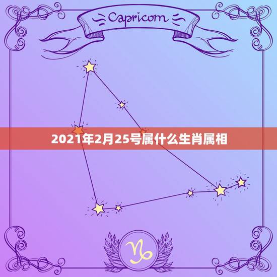 2021年2月25号属什么生肖属相，2021年2月4号属什么生肖