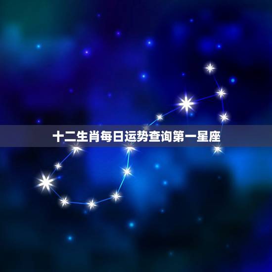 十二生肖每日运势查询第一星座