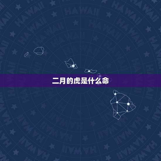 二月的虎是什么命，属虎5月生人的一生