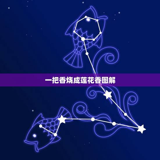 一把香烧成莲花香图解，烧成莲花香代表什么意思