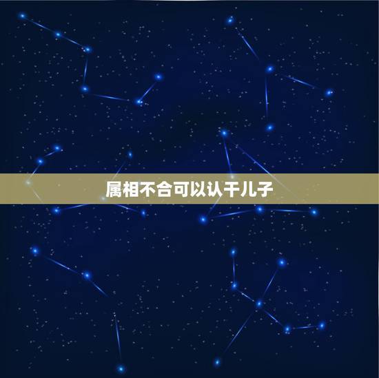 属相不合可以认干儿子，怎么委婉拒绝人家认我儿子为干儿子