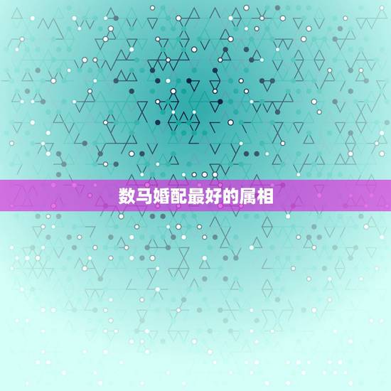 数马婚配最好的属相,属马和什么属相最配 数马婚配最好的属相,属马和什么属相最配