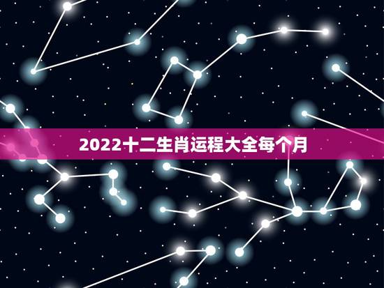 2022十二生肖运程大全每个月,2022 年十二生肖运势排名之一名 2022十二生肖运程大全每个月,2022 年十二生肖运势排名之一名