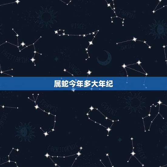 属蛇今年多大年纪,2022 年属蛇几岁 属蛇今年多大年纪,2022 年属蛇几岁