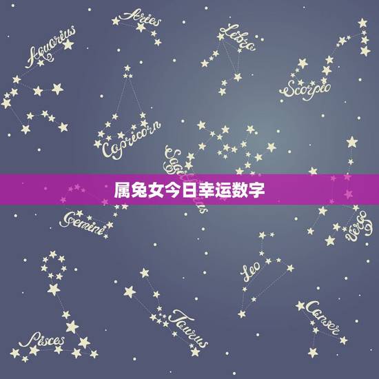 属兔女今日幸运数字，属兔天蝎座的幸运数字、日期。