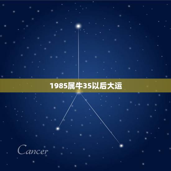 1985属牛35以后大运,85年属牛2021年运势 1985属牛35以后大运,85年属牛2021年运势