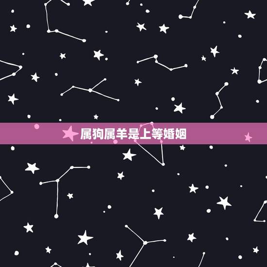 属狗属羊是上等婚姻,属狗的和属羊的婚姻好吗 属狗属羊是上等婚姻,属狗的和属羊的婚姻好吗
