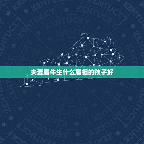 夫妻属牛生什么属相的孩子好，属虎和属牛的生个个什么属相的孩子好