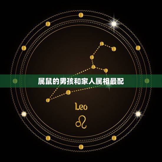 属鼠的男孩和家人属相最配，属鼠的男人和什么属相最配