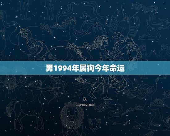 男1994年属狗今年命运,1994年属鸡人的命运 男1994年属狗今年命运,1994年属鸡人的命运