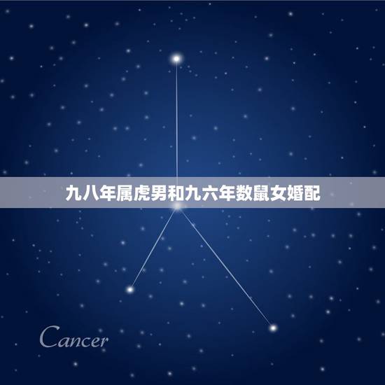 九八年属虎男和九六年数鼠女婚配，九六年属鼠和九八年属虎的合适吗？