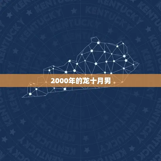 2000年的龙十月男