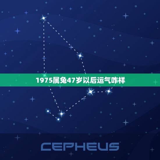 1975属兔47岁以后运气咋样,75年属兔何时走大运 1975属兔47岁以后运气咋样,75年属兔何时走大运