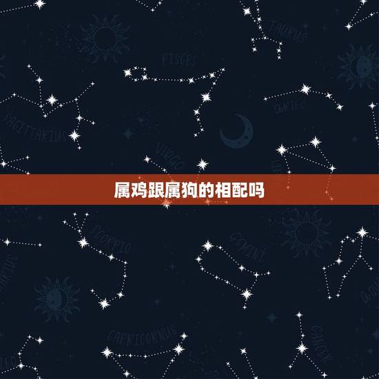属鸡跟属狗的相配吗，属鸡和属狗的合不合