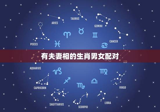 有夫妻相的生肖男女配对，入对夫妻相，可猜什么生肖？