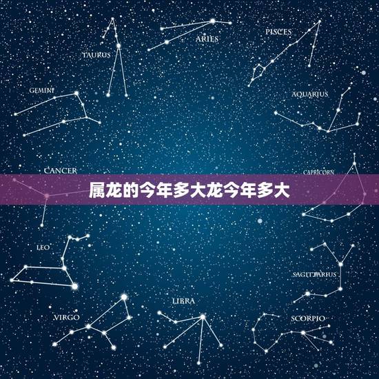 属龙的今年多大龙今年多大,1987今年多大属什么 属龙的今年多大龙今年多大,1987今年多大属什么