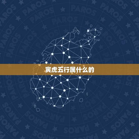寅虎五行属什么的，寅五行属什么