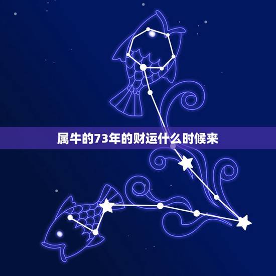 属牛的73年的财运什么时候来 73年的属牛走大运的年份 属牛的73年的财运什么时候来 73年的属牛走大运的年份