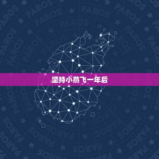 坚持小燕飞一年后，小燕飞怎么做