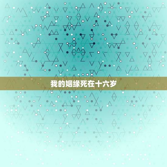 我的姻缘死在十六岁，哦我的毛我肌肉 歌词
