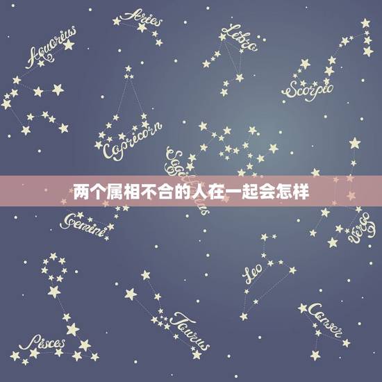 两个属相不合的人在一起会怎样，如果俩个人属相不和，真的不能在一起吗？