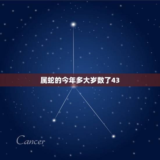 属蛇的今年多大岁数了43,属蛇的今年多少岁 属蛇的今年多大岁数了43,属蛇的今年多少岁