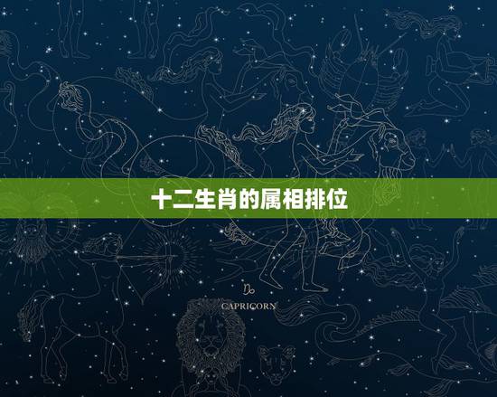 十二生肖的属相排位 十二生肖属相排序12属相排序 十二生肖的属相排位 十二生肖属相排序12属相排序