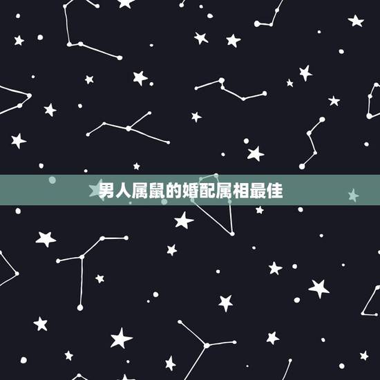 男人属鼠的婚配属相最佳，属鼠的婚配什么属相