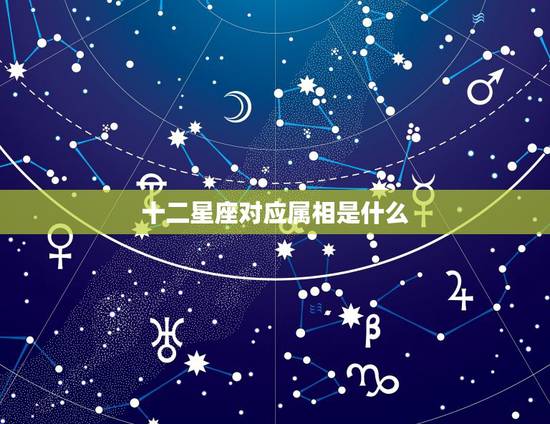 十二星座对应属相是什么，什么是十二生肖和十二星座？