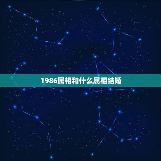 1986属相和什么属相结婚,86年属虎和什么生肖结婚最配 1986属相和什么属相结婚,86年属虎和什么生肖结婚最配