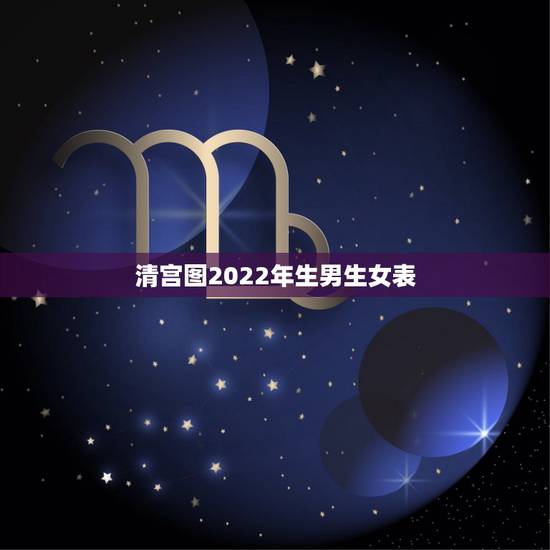 清宫图2022年生男生女表，2022年老黄历生男生女