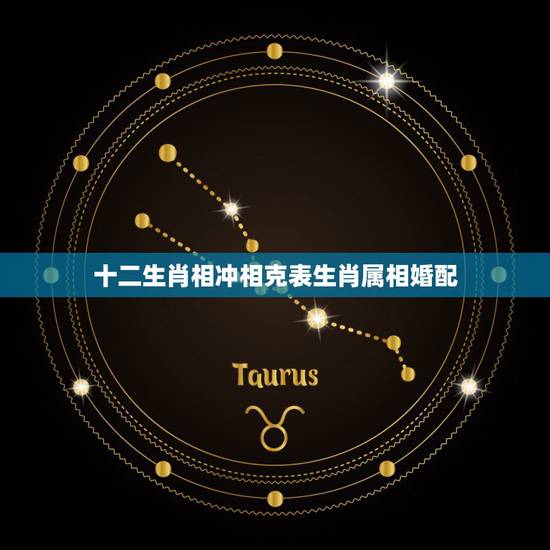 十二生肖相冲相克表生肖属相婚配，十二生肖相克相冲口诀