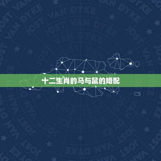 十二生肖的马与鼠的婚配，属鼠和马能婚配吗