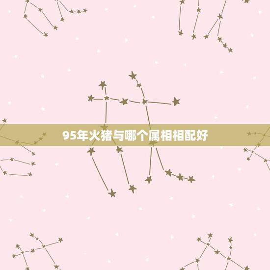95年火猪与哪个属相相配好,95年猪的和什么属相最配? 95年火猪与哪个属相相配好,95年猪的和什么属相最配?
