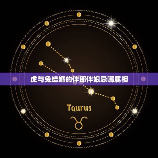 虎与兔结婚的伴郎伴娘忌哪属相，12生肖虎和兔是否相生相克？