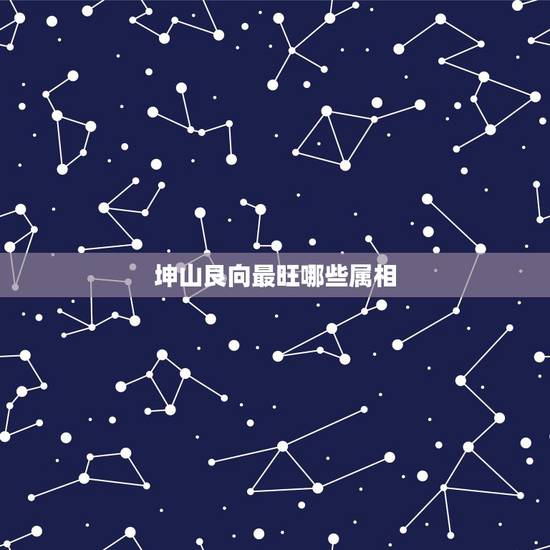 坤山艮向最旺哪些属相,坤山艮向兼什么分金好 坤山艮向最旺哪些属相,坤山艮向兼什么分金好