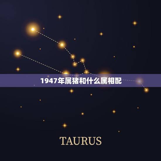 1947年属猪和什么属相配，属猪的属相婚配表，属猪和什么属相最配