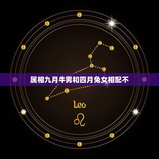 属相九月牛男和四月兔女相配不，属牛男和属兔女能配合吗？