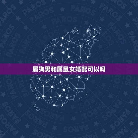 属狗男和属鼠女婚配可以吗,男属狗和女属鼠相配婚姻如何 属狗男和属鼠女婚配可以吗,男属狗和女属鼠相配婚姻如何