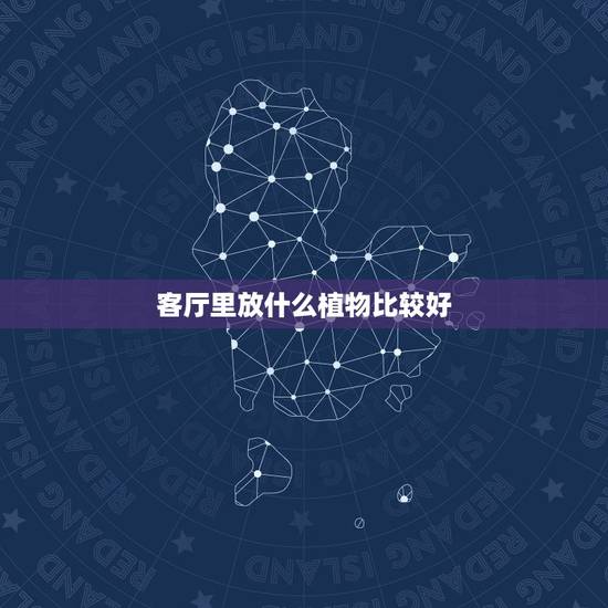 客厅里放什么植物比较好，客厅放什么植物好
