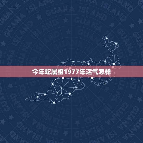 今年蛇属相1977年运气怎样，属蛇的财运，77年属蛇的运程