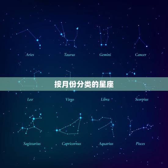 按月份分类的星座