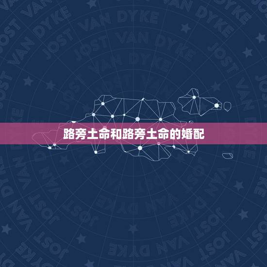 路旁土命和路旁土命的婚配，大林木命男和路旁土命女在一起结婚好吗？