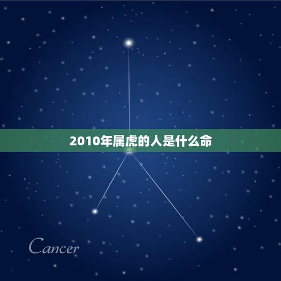 2010年属虎的人是什么命,2010年属什么生肖 2010年属虎的人是什么命,2010年属什么生肖