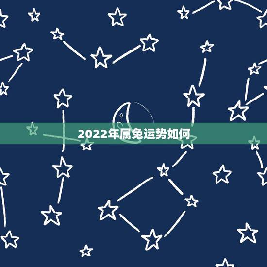 2022年属兔运势如何，2022年肖兔每月运程