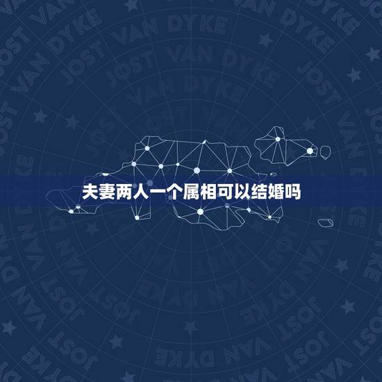 夫妻两人一个属相可以结婚吗,生肖相冲的两个人一定不能结婚吗 夫妻两人一个属相可以结婚吗,生肖相冲的两个人一定不能结婚吗