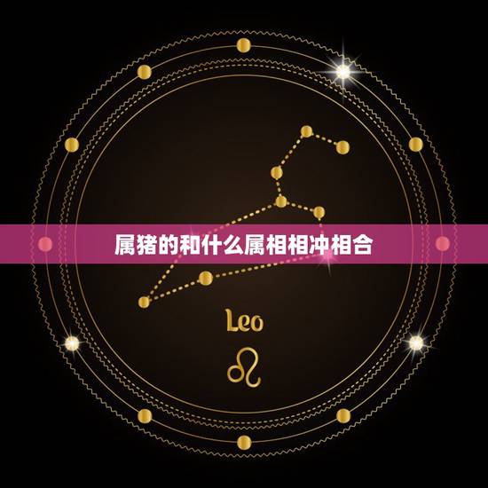 属猪的和什么属相相冲相合，属鸡相和属猪相相冲吗？
