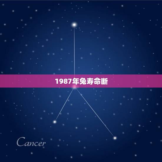 1987年兔寿命断,87年兔女惨淡的命运 1987年兔寿命断,87年兔女惨淡的命运
