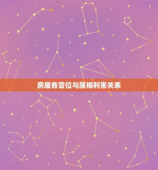 房屋各宫位与属相利害关系,房屋朝向风水与属相之间有什么联系 房屋各宫位与属相利害关系,房屋朝向风水与属相之间有什么联系